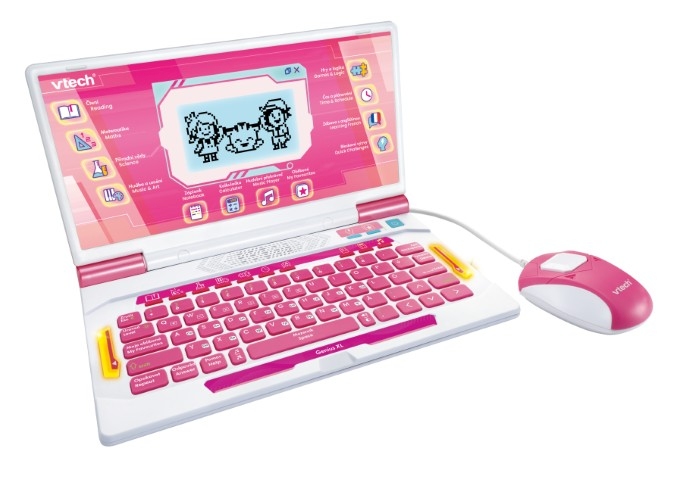 VTech Genius XL - vzdělávací notebook CZ -růžový